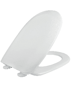 Κάλυμμα Λεκάνης WC Passepartout Βακελιτικό Λευκό 42,8-44,6x36cm Οπές 12,6-18,3cm Vitruvit,Kerafina, Ideal Standard, Indusa D shape Elvit 0086 
