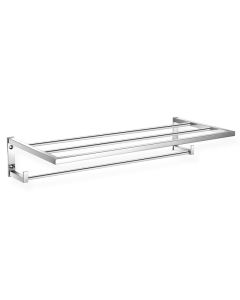 Ραφιέρα Πετσετών W60xD26,5xH11 εκ. Χρωμέ Sanco Towel Racks 0918-A03