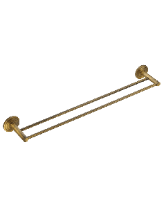 Πετσετοθήκη Διπλή 55 εκ. Ρετρό Μπρονζέ Verdi Brass 3082166 