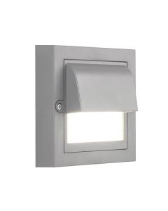 ΦΩΤΙΣΤΙΚΟ ΤΟΙΧΟΥ LED 6W 135X135X55 3CCT IP65 ΓΚΡΙ "SENARIO" ARTE ILLUMINA Eurolamp 145-52126