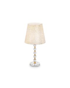 Λαμπατέρ Επιτραπέζιο  Ø 350 x H 675 mm 1xE27 Χρυσαφί Ideal Lux Queen TL1 Big 077758
