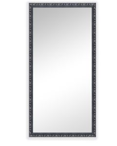 Καθρέπτης Επιτοίχιος Π100xY200 εκ. Black-Silver Wood Πλαίσιο Mirrors & More Sonja 1070496