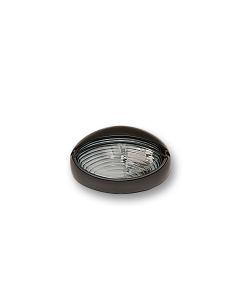 Χελώνα Αλουμινίου Επιτοίχια IP54 L21xW14,2xH10cm 1xE27 Μαύρη Οβάλ WLC 2033 BK  ARlight 0144070