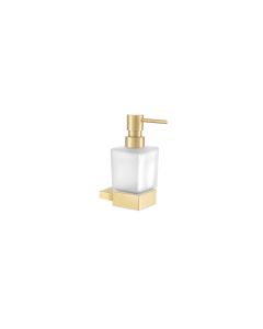 Dispenser Αντλία Σαπουνιού Επιτοίχια Sanco Monogram Brushed Brass 120422-AB12