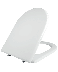 Κάλυμμα Λεκάνης WC D-Shape Μικρό, 41,3x34cm Οπές 15,5cm Μεταλλικά στηρίγματα με εκτόνωση,Polyester Dolomite Claudia 1230 