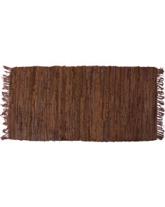 Δερμάτινο Χαλί 160x230cm Leather Flat Brown San Lorentzo 1372CBROWN 