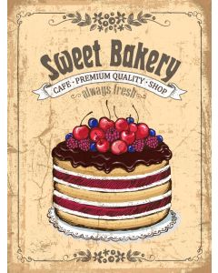 Ξύλινο Κρεμαστό 30x40cm "Sweet Bakery" Etoile NN-711-53