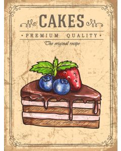 Ξύλινο Κρεμαστό 30x40cm "Cakes" Etoile NN-711-54