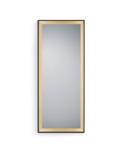 Καθρέπτης Ολόσωμος Π70*Υ170 cm Μαύρο-Χρυσό MDF Mirrors & More Bianka Gold Black 1610380