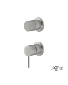 Μίκτης Εντοιχισμού 2 Εξόδων Elle316 La Torre Brushed Inox  35314-111