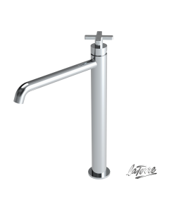 Μπαταρία Νιπτήρα Υψηλή με Βαλβίδα Clic-Clac Εlle Cross La Torre Chrome  38016-100