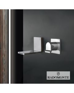 Μπαταρία Νιπτήρα Τοίχου Okami radomonte brus.Inox  OKM18-S