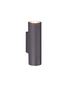 Marley Μοντέρνο Φωτιστικό Τοίχου με Ντουί GU10 σε Μαύρο Χρώμα Πλάτους 18cm Trio Lighting 212400232