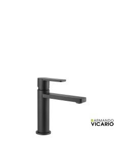 Μπαταρία Νιπτήρα με Βαλβίδα Clic-Clac Glam Vicario Black Matt  610010-400