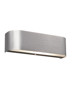Φωτιστικό Τοίχου L30xH6cm Led 2x3,1w 2x310lm 3000K Ασημί Trio Lighting Adriano 220810205