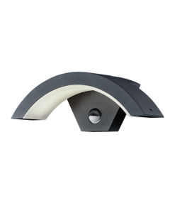 Απλίκα Επιτοίχια Ανθρακί Εξ.Χώρου IP54 29x10cm Sensor Motion LED 7,5w 3000K 800lm Trio Lighting Ohio 220969142