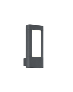Φωτιστικό Επιτοίχιο Εξ.Χώρου IP54 Ανθρακί Led 3000K 2x4,5w 2x600lm Trio Lighting Rhine 221660242