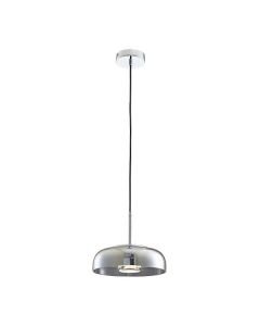 ΦΩΤΙΣΤΙΚΟ ΚΡΕΜΑΣΤΟ ΑΛΟΥΜΙΝΙΟΥ ΜΟΝΟΦΩΤΟ LED 5W ΣΚΟΥΡΟ ΓΚΡΙ Φ23ΧH8CM 3 CCT ARTE ILLUMINA SATURN Eurolamp 144-15040