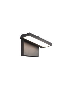 Επιτοίχια Απλίκα 15xH12cm Ανθρακί Εξ.Χώρου IP54 LED 8w 3000K 1000lm Trio Lighting Horton 226360142