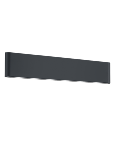 Απλίκα Επιτοίχια Ανθρακί 46xH9cm Εξ.Χώρου IP54 LED 2x8w 3000K 2x800lm Trio Lighting Thames II 226460242