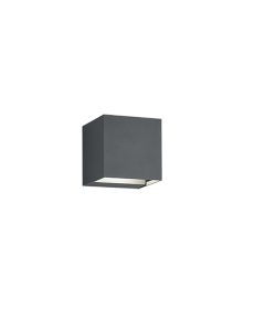 Απλίκα Επιτοίχια Ανθρακί 8xH8cm Εξ.Χώρου IP54 LED 3x3w 3000K 2x350lm Trio Lighting Adaja 226860242
