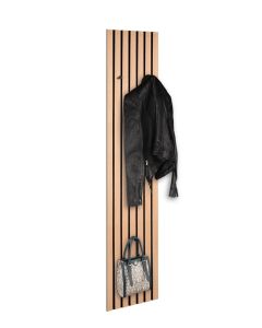 Κρεμάστρα Επίτοιχη Τριών Θέσεων M25xY160cm MDF Φυσικό Μαύρο Mirrors & More Grace 2270498