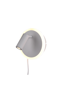 Jordan Μοντέρνο Φωτιστικό Τοίχου με Ενσωματωμένο LED και Θερμό Λευκό Φως σε Λευκό Χρώμα Πλάτους 15cm Trio Lighting 229210231