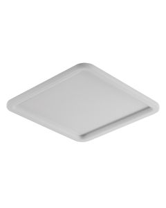 Πλαφονιέρα Λευκή Τετράγωνη 40x40xH8cm Led 32w 4000K 2240lm CCC 714-1 ARlight 0064205