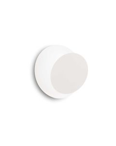 Απλίκα Επιτοίχια Ø180x70x180mm Led 7,5w 700lm 3000K Λευκό Ideal Lux Tick 238975