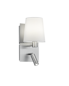 Marriot Μοντέρνο Φωτιστικό Τοίχου με Ντουί E27 σε Λευκό Χρώμα Πλάτους 14cm Trio Lighting 271470207