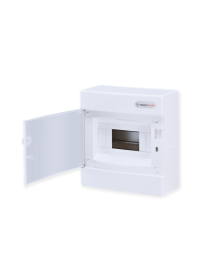 SURFACE MOUNTING 8 MODULES 1 ROW WHITE DOOR ACA 282N8CW