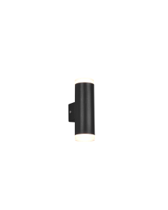 Φωτιστικό Τοίχου Up-Down 5xH16cm IP44 LED 2x4w 3000K 2x340lm Μαύρο Trio Lighting Ray 283110232