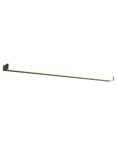 Φωτιστικό Μπάνιου Επίτοιχο IP44 L120cm LED 20w 3000K 2300lm Black Mat Trio Lighting Fabio 283811232