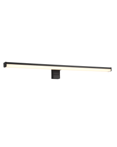 Φωτιστικό Μπάνιου Επίτοιχο IP44 L60cm LED 11w 3000K 1350lm Black Mat Trio Lighting Lino 284116032