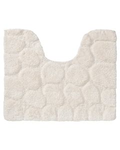 Πατάκι Λεκάνης Μπάνιου Βαμβακερό 50x60cm Ivory Sealskin Pebbles 294416410