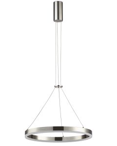 Φωτιστικό Κρεμαστό D40xΗ120cm Στεφάνι Νίκελ Ματ Led 25w 4000K 2590lm PDC 696-40 MCR ARlight 0104495