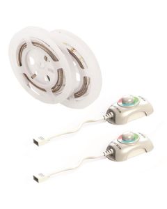 ΤΑΙΝΙΑ LED DIMMABLE ΜΕ ΑΙΣΘΗΤΗΡΑ ΚΙΝΗΣΗΣ 1,5M 9W 12V RGB IP65 ΣΕΤ 2ΤΜΧ PRO Eurolamp 145-70022