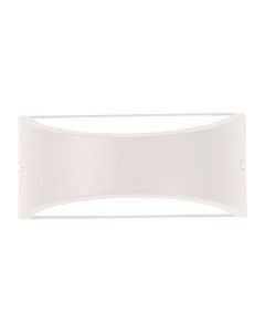 ΑΠΛΙΚΑ ΤΟΙΧΟΥ ΟΒΑΛ E27 MAX 10W LED 220X99X100 IP54 ΛΕΥΚΗ PRO ARTE ILLUMINA Eurolamp 145-20213