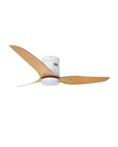 it-Lighting Alamo 15W 3CCT LED Fan Light in White with Wooden Color 102000510