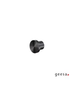 Άγκιστρο Μονό Ø2,5x2 cm Geesa Opal Black Brushed PVD 7213-411