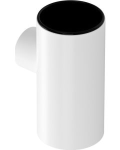 Ποτηροθήκη Επίτοιχη Μέταλλο Λευκό Ματ Lamda White Matt 3011501
