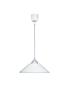 Diego Μοντέρνο Κρεμαστό Φωτιστικό Μονόφωτο με Ντουί E27 σε Λευκό Χρώμα Trio Lighting 301400101