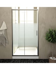 Καμπίνα 140xH180cm Αντιστρέψιμη, Ευθύγραμμη με Σταθερό Πλαϊνό 70cm Orabella Viva Σεριγραφία 30377-30382