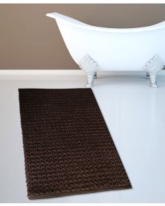 Πατάκι Μπάνιου Καφέ 70x120cm #2335 Cotton Chenille San Lorentzo 1508 BROWN