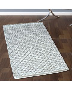Πατάκι Μπάνιου Λευκό 50x80cm #2335 Cotton Chenille San Lorentzo 1509 WHITE