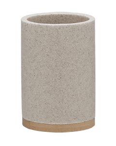 Ποτηροθήκη στο χρώμα της Άμμου Polyresin with Bamboo Sealskin Grace 361910465