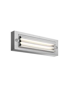 ΦΩΤΙΣΤΙΚΟ ΤΟΙΧΟΥ ΜΕ ΓΡΙΛΙΕΣ LED 6W 255X42X90 3CCT IP65 ΓΚΡΙ "SENARIO" ARTE ILLUMINA Eurolamp 145-52110