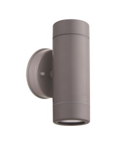 ΑΠΛΙΚΑ ΤΟΙΧΟΥ UP-DOWN ΣΤΡΟΓΓΥΛΗ ΠΛΑΣΤΙΚΗ IP65 GU10 ΓΚΡΙ ARTE ILLUMINA Eurolamp 145-82056