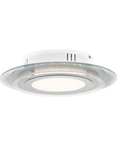  Πλαφόν Οροφής Ø30εκ. Led 14w 3000K Γυαλί / Χρώμιο Viokef Chronos 4149300