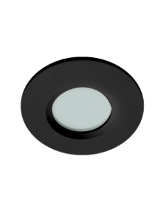 Σποτ Χωνευτό Ø8,4 cm IP44 GU10/GU5,3  Μαύρο Viokef Viki Round 4151401